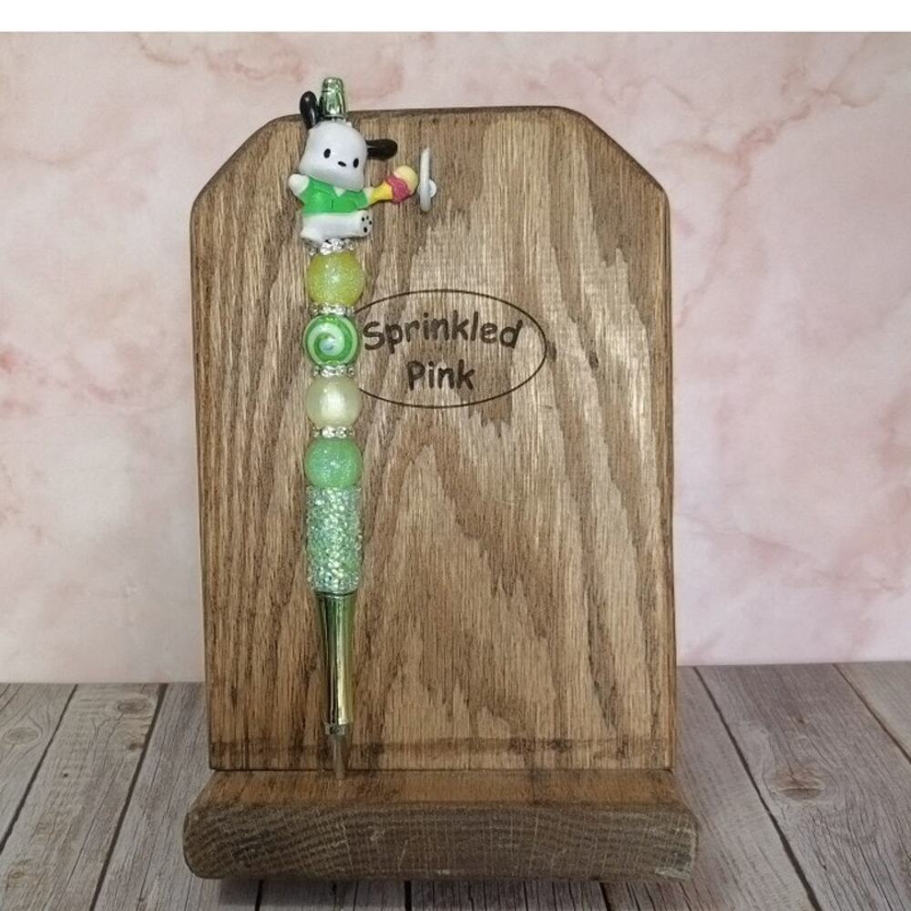 #PC-877 Handmade Beaded Pen Pochacco